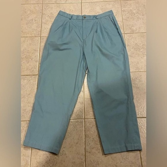 Vintage Orvis Pleated Trousers | Made in USA | Ankle-Culotte length | Size 16 - Picture 2 of 5
